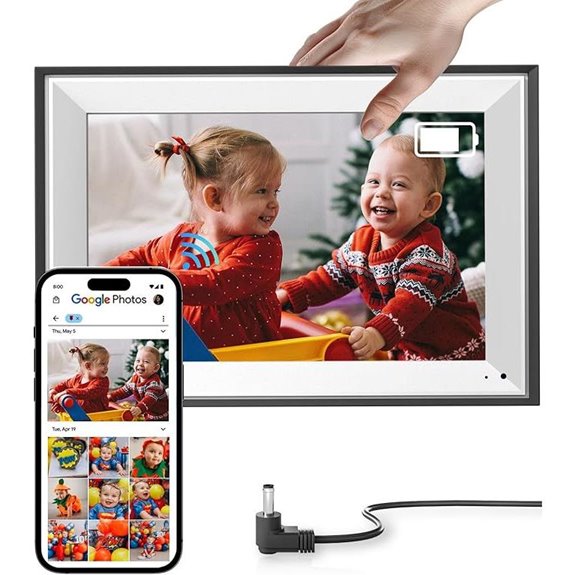 Cozyla 10.1-inch WiFi Digital Photo Frame with App