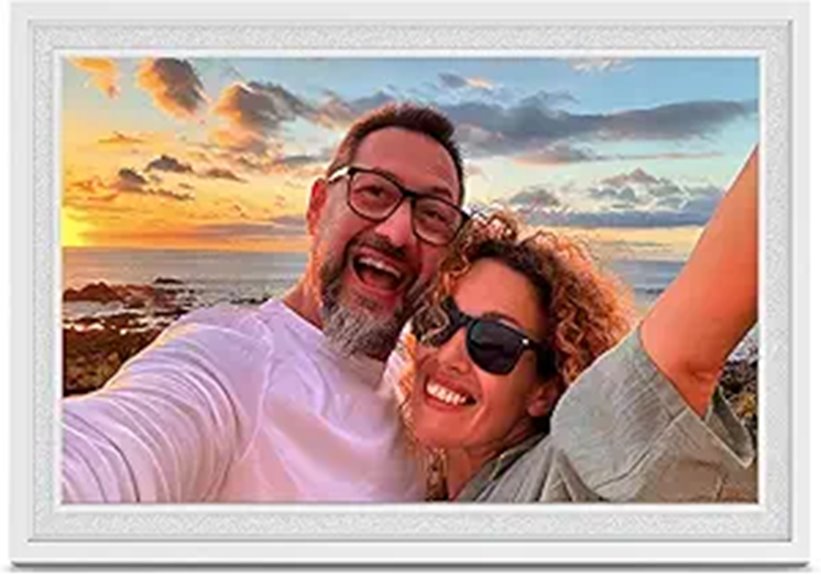 10.1-Inch WiFi Digital Picture Frame with Touch Screen