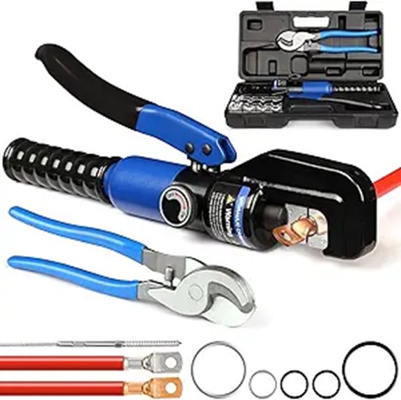 Solsop 10 Ton Hydraulic Crimping Tool with Dies