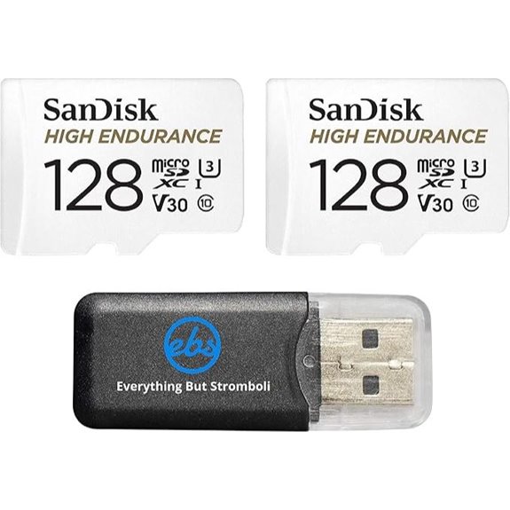 SanDisk 128GB High Endurance MicroSDXC Card Bundle