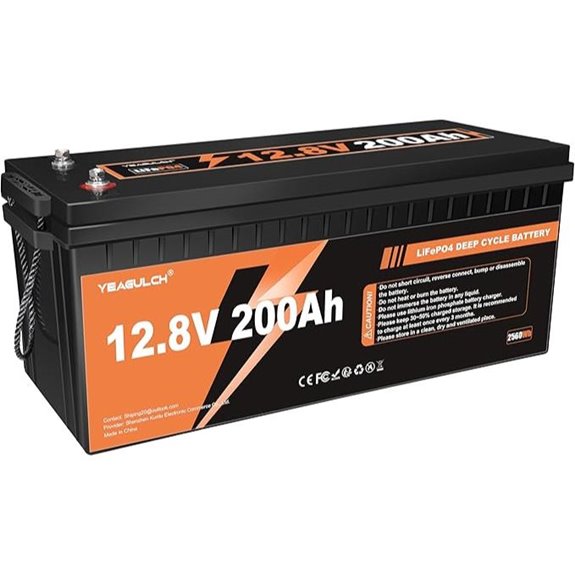 12V 200Ah LiFePO4 Lithium Battery with BMS