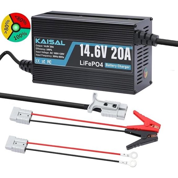 12V 20A Lithium Battery Charger for RV Marine Car