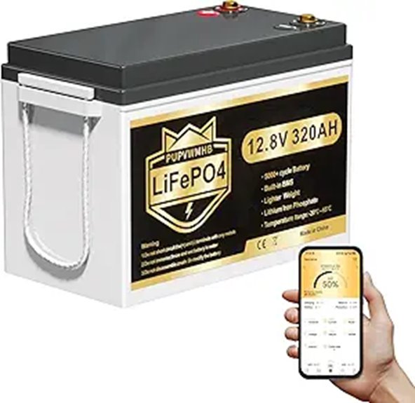 12v 320ah lithium battery