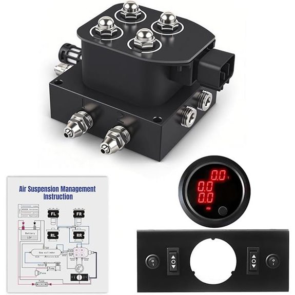 12V Air Management with 4-Valve Suspension and Gauges