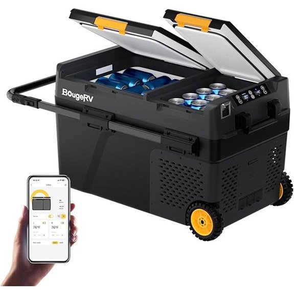 BougeRV 12V Car Refrigerator with APP Control
