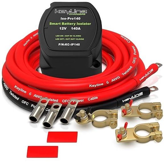 Dual Battery Isolator Kit 12V with VSR