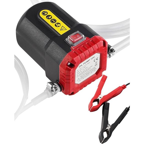 Electric 12V Oil Transfer Pump with Overcurrent Protection
