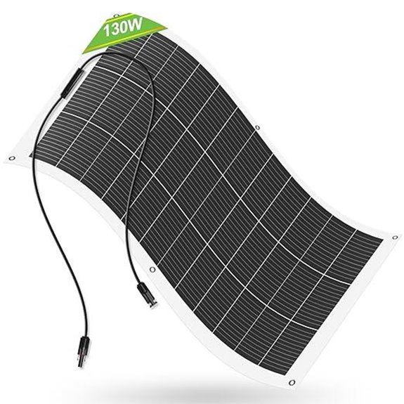 ECO-WORTHY 130W Flexible Monocrystalline Solar Panel