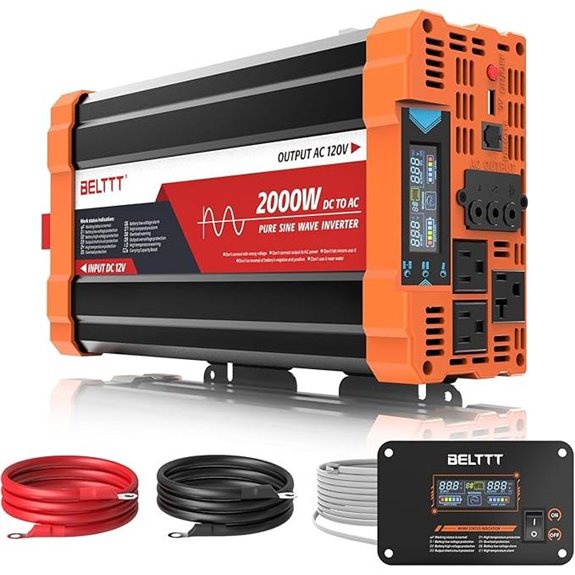 BELTTT 2000W Pure Sine Wave Inverter with USB