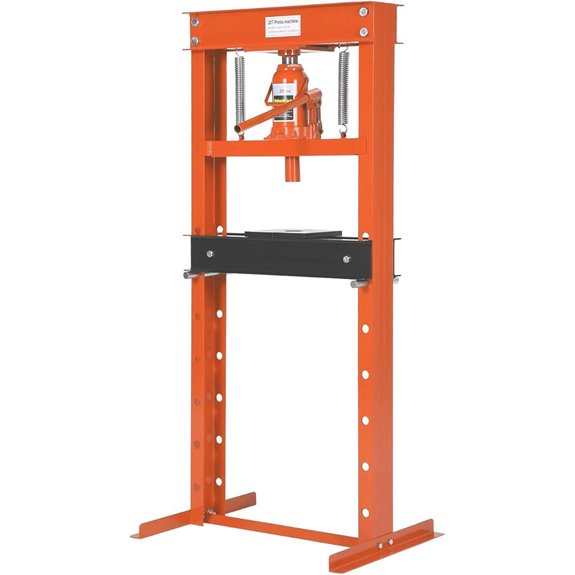 20 Ton Hydraulic Shop Press with Adjustable Table