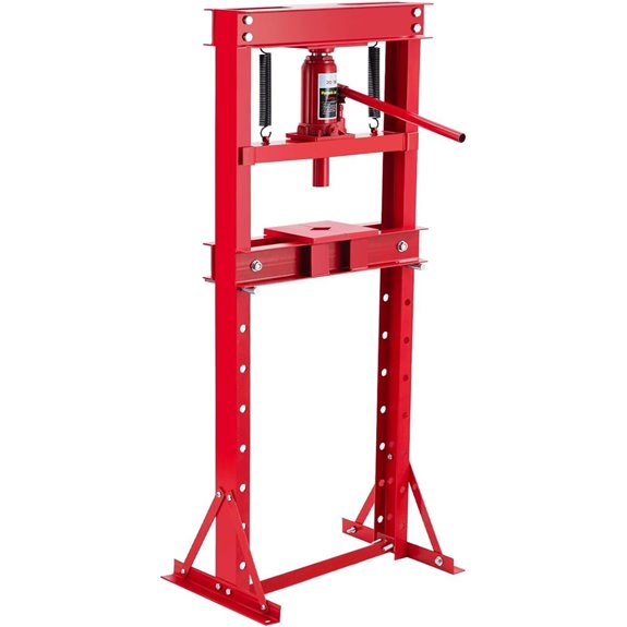 20 Ton Hydraulic Shop Press with Adjustable Beds
