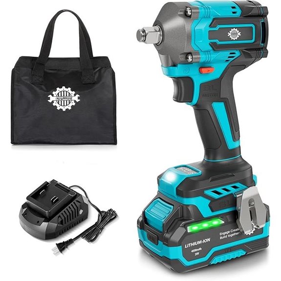 Cordless Impact Wrench Kit 20V with Battery