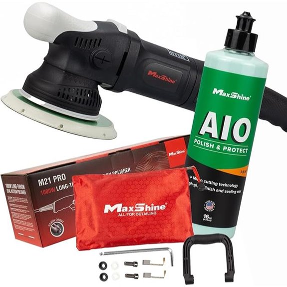 Maxshine 21mm Dual Action Polisher & AIO Polish