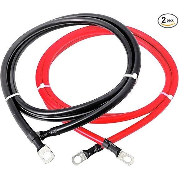 A ABIGAIL 2 AWG Copper Battery Cables (5FT)