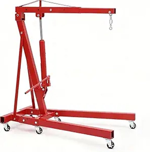 Q235 2 Ton Folding Hydraulic Engine Hoist