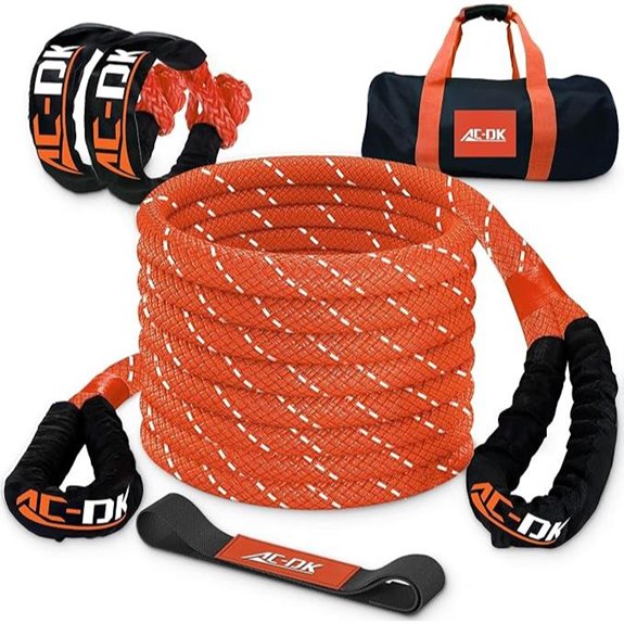 AC-DK 30ft Kinetic Recovery Rope with Shackles