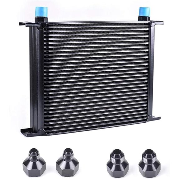 30 Row AN10-10AN Oil Cooler with Adapters