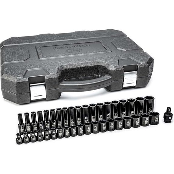 GEARWRENCH 39-Piece 1/2 Inch Impact Socket Set