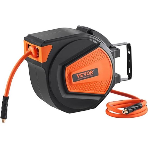 VEVOR 3/8IN x 50FT Air Hose Reel with Swivel