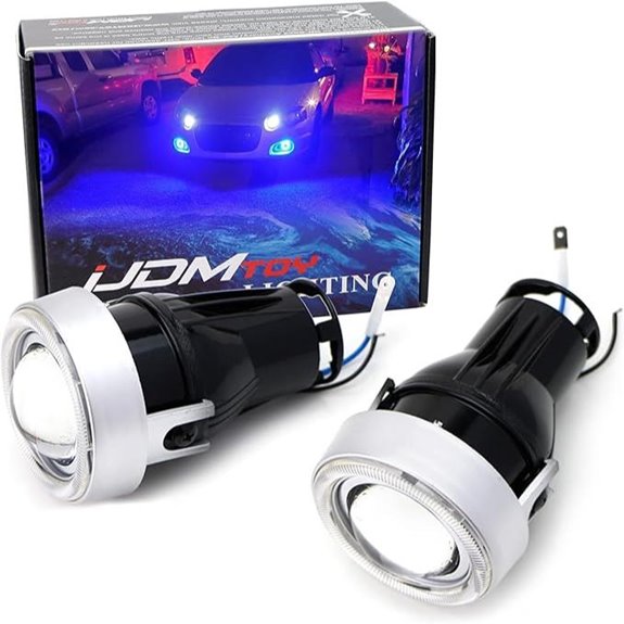 iJDMTOY 3-Inch Fog Light Kit with Blue Halo