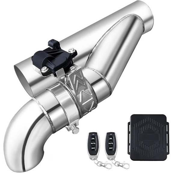 3-Inch Electric Exhaust Cutout with Valved Muffler