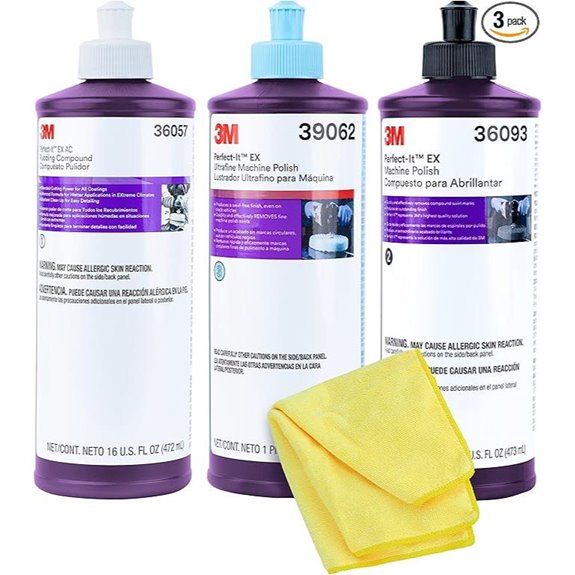 3M Buffing and Polishing Kit with Microfiber Cloth