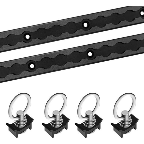 48 L-Track Rail Tie Down System for Trucks