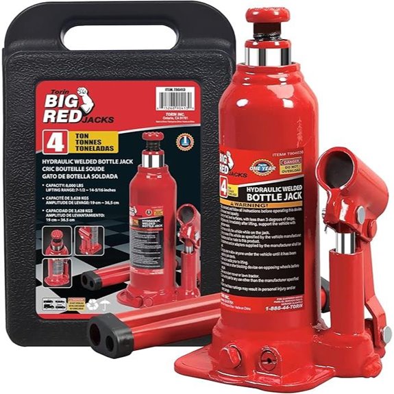 Torin T90413 4 Ton Hydraulic Bottle Jack