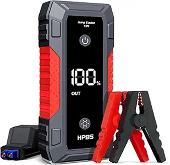 5000a jump starter lcd