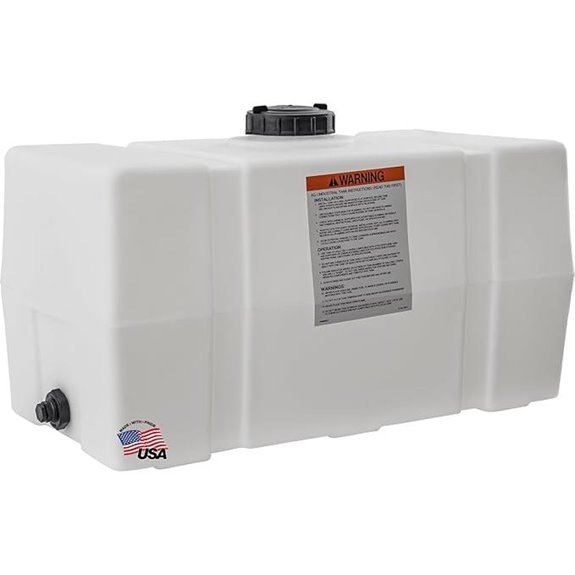 RomoTech 50-Gallon Horizontal Poly Water Tank