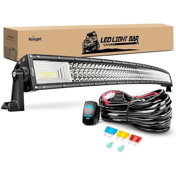 Nilight 52-Inch Triple Row LED Light Bar Kit