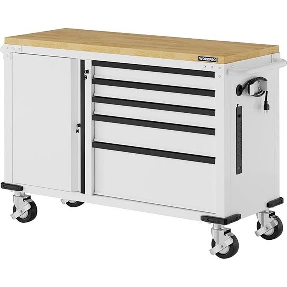 WORKPRO 52 Rolling Tool Chest with Locking System