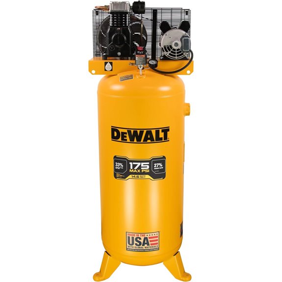 DEWALT 60-Gallon Vertical Air Compressor 3.7 HP 5 HP