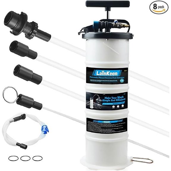 LainKeen 6.5L Oil Extractor Pump Kit with Tubes