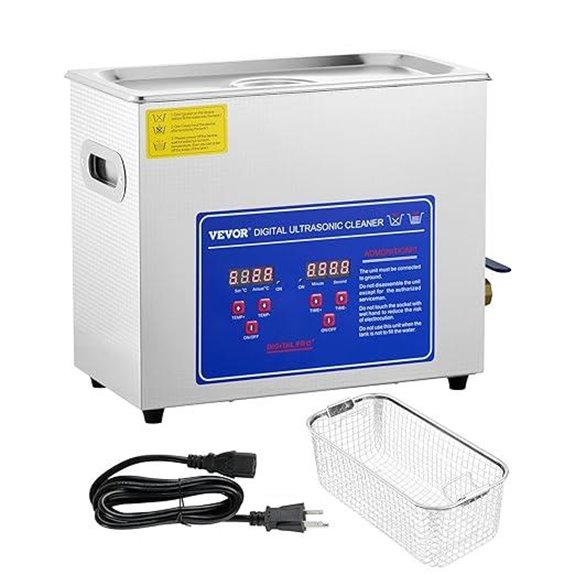 VEVOR 6L Commercial Ultrasonic Cleaner with Timer