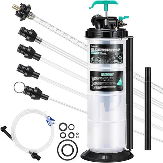 Poafamx 7.5L Pneumatic/Manual Oil Extractor Pump