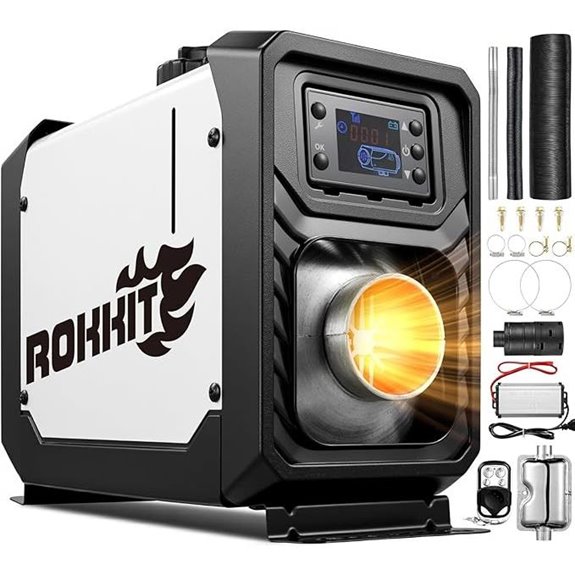 ROKKIT 8KW Diesel Heater with Remote & LCD