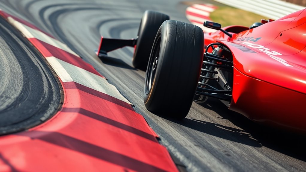 adjust suspension per track conditions