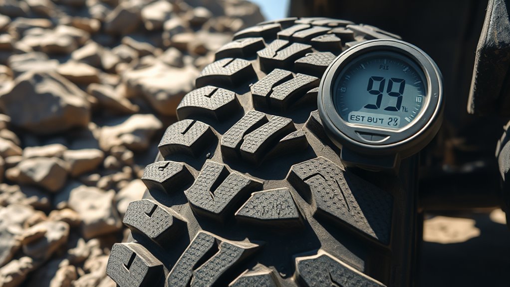 adjust tire pressure for rocky terrain
