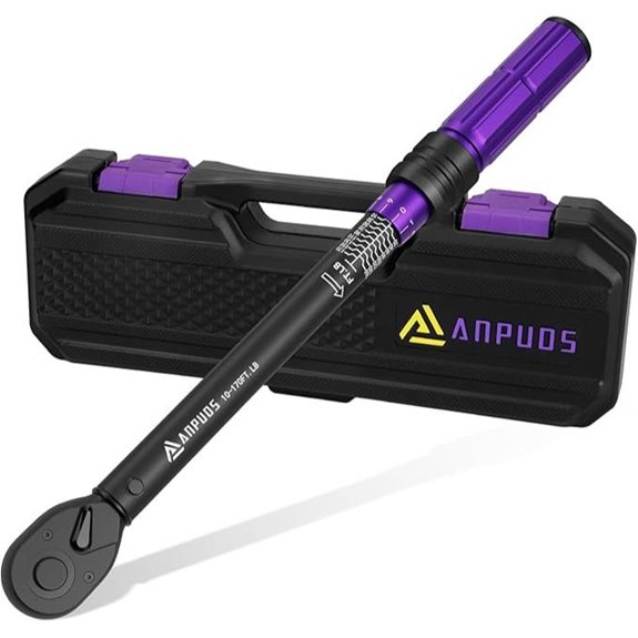 Adjustable 1/2 Drive Torque Wrench 10-170 Ft-Lb