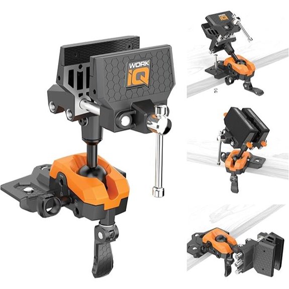 IQ Vise 360° Articulating Bench Vise with Locking Ball
