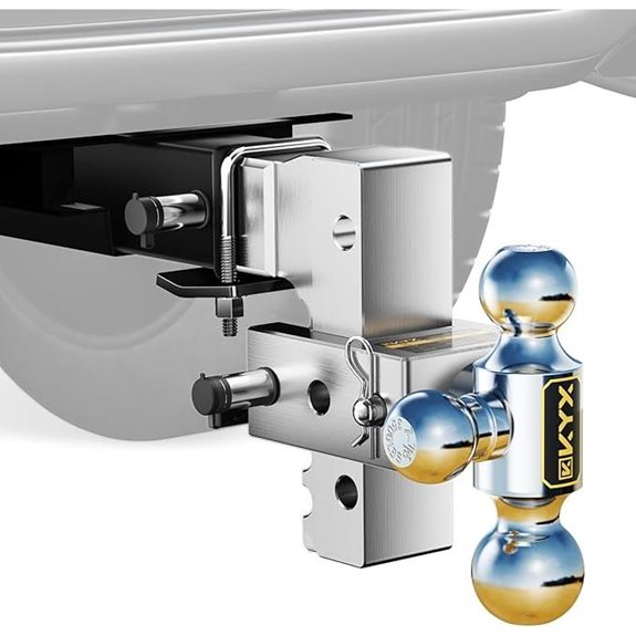 Adjustable Aluminum Trailer Hitch for Trucks and RVs