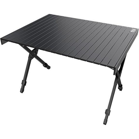 Timber Ridge Adjustable Folding Camping Table