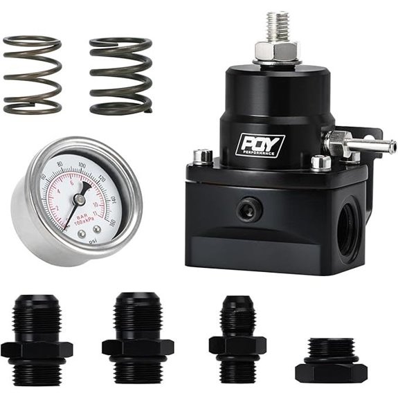 Adjustable Fuel Pressure Regulator Kit 3-70PSI