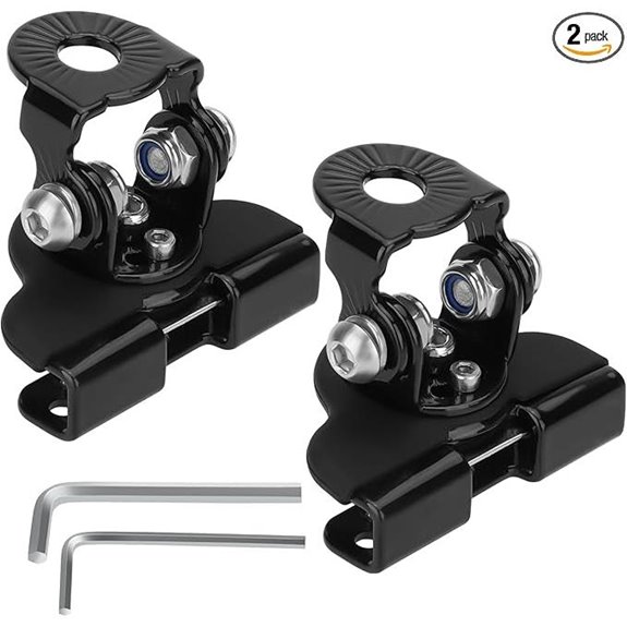 Linkstyle 2-Pack Adjustable LED Work Light Brackets