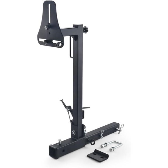 Adjustable RV Spare Tire Carrier for Vans and SUVs