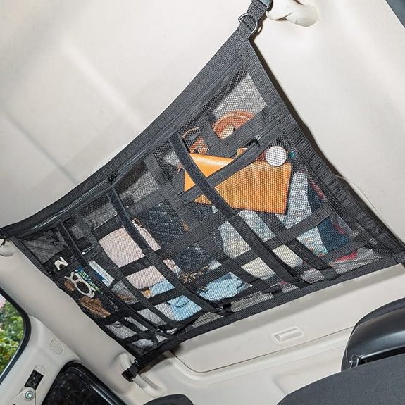 Adjustable Car Ceiling Cargo Net for SUVs