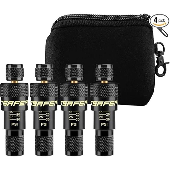 ATsafepro Adjustable Tire Deflator Kit (Pack of 4)