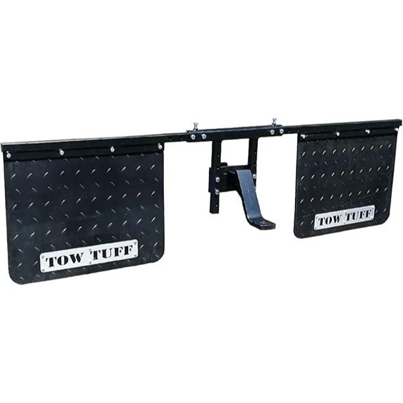 Tow Tuff Universal Hitch Mount Mud Flaps with Adjustments