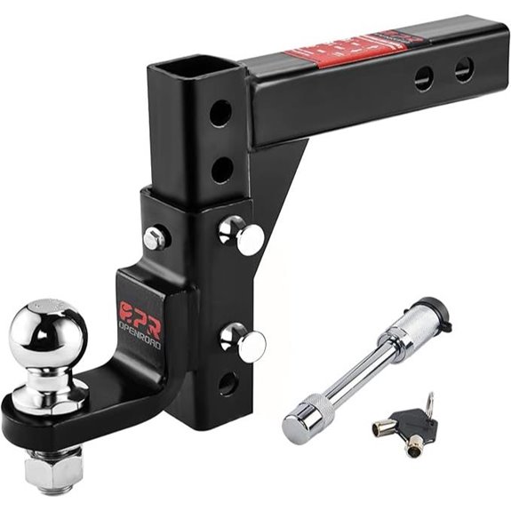 OPENROAD Adjustable Trailer Hitch Ball Mount